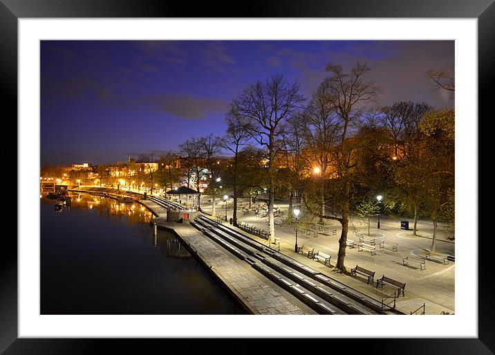Chester Riverbank Framed Mounted Print by Ben Welsh
