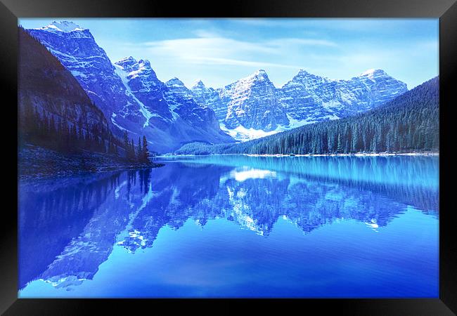 Lake Moraine Framed Print by World Images