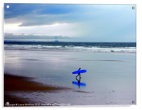 Boardwalking Acrylic by Laura McGlinn Photog