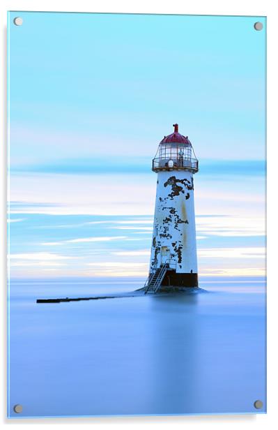 Talacre Lighthouse Acrylic by Ben Welsh