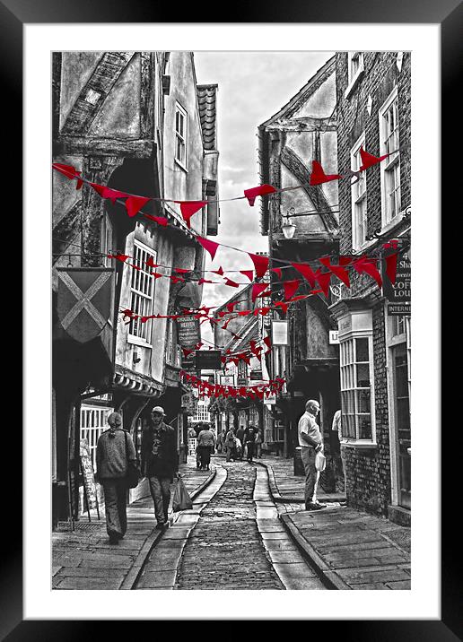 The Shambles Framed Mounted Print by Roger Green