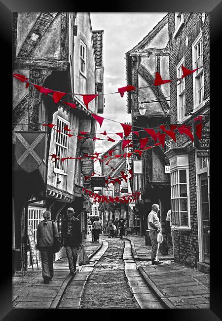 The Shambles Framed Print by Roger Green