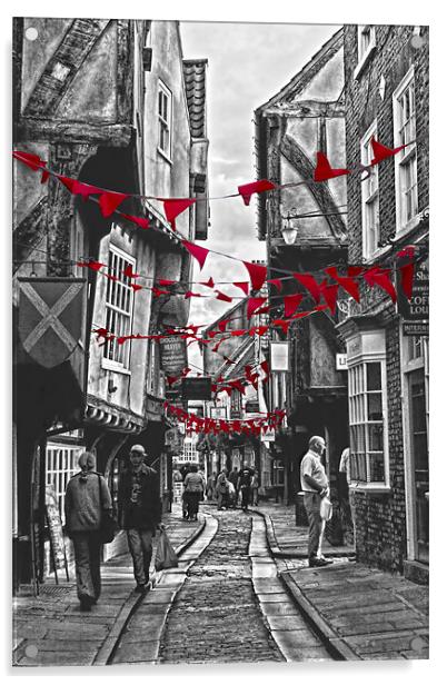 The Shambles Acrylic by Roger Green