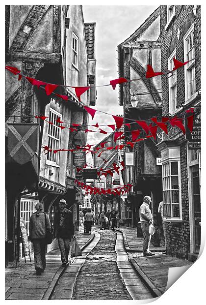 The Shambles Print by Roger Green
