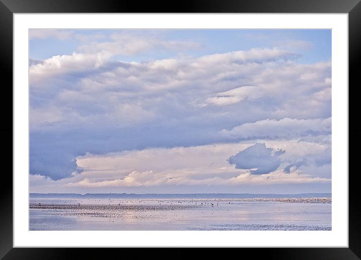 Where the Sky meets the Sea Framed Mounted Print by Dawn Cox
