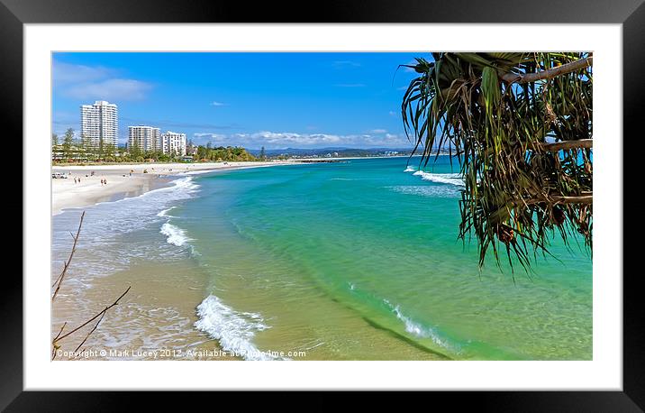 Greenmount Beach Framed Mounted Print by Mark Lucey