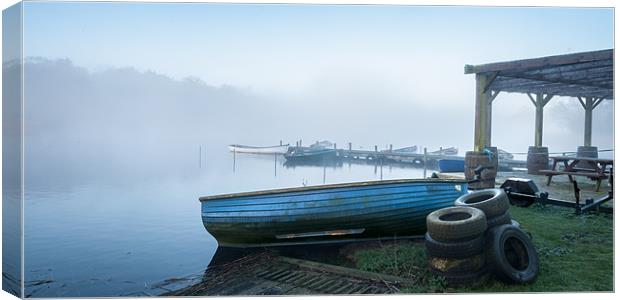The Eels Foot, Ormesby Broad Canvas Print by Stephen Mole