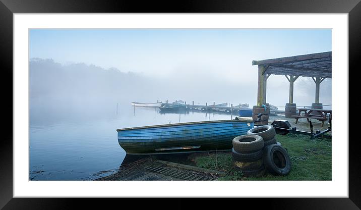 The Eels Foot, Ormesby Broad Framed Mounted Print by Stephen Mole