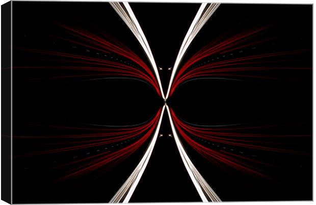Abstract Motorway Canvas Print by Scott Simpson