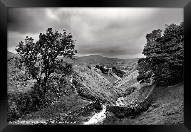 At The Top Of Cavedale #2 Framed Print by Darren Burroughs