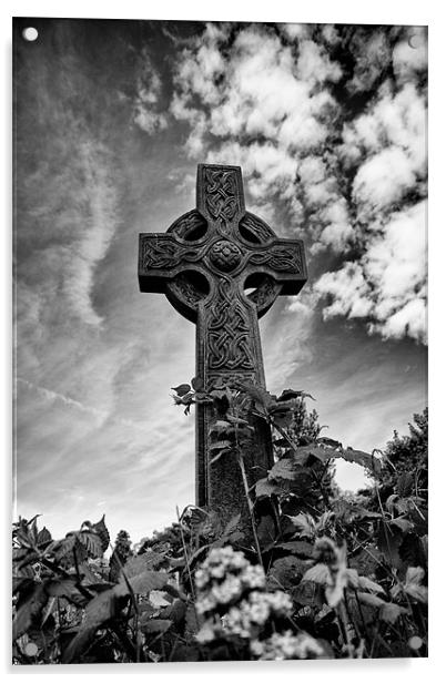 Celtic Cross Acrylic by Mark Harrop