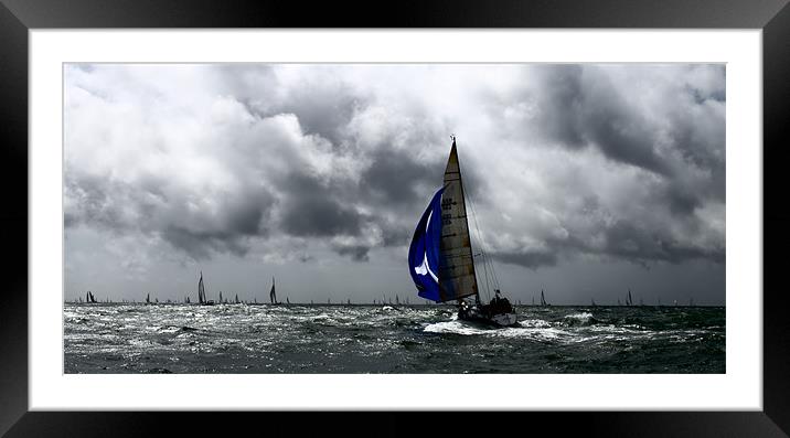 Rounding the Rock (Grand Panjandrum GBR 4180) Framed Mounted Print by Photographer Obscura