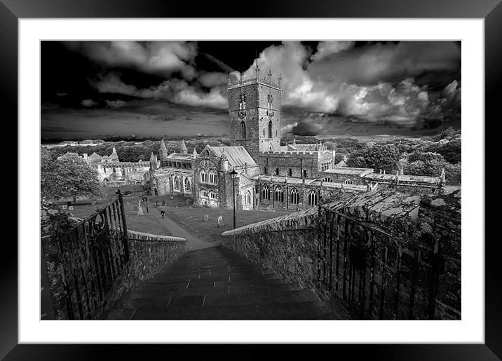 St Davids Cathedral Framed Mounted Print by Stephen Mole