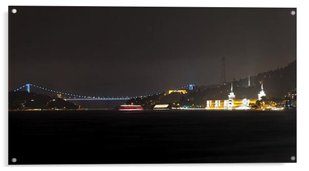 Scimming across the Bosphorus Acrylic by Arfabita  