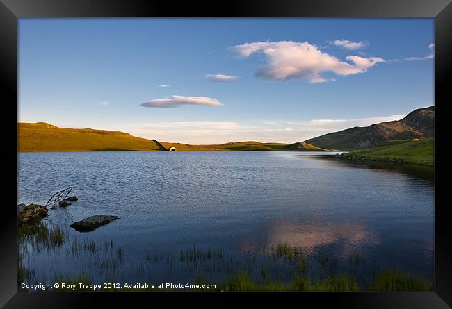 Cregennen lake east Framed Print by Rory Trappe