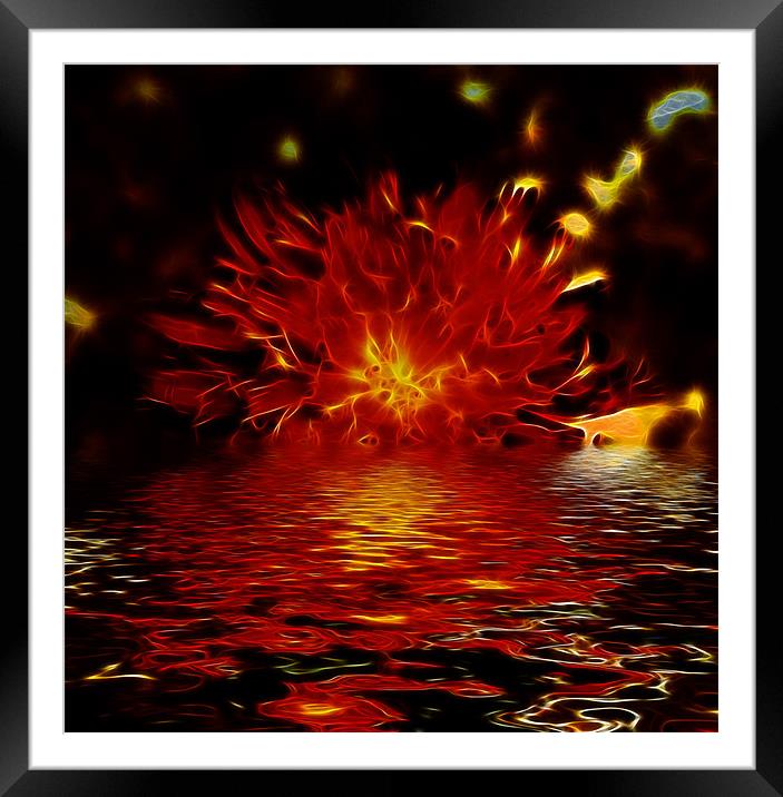 Putting Out The Flame Framed Mounted Print by Debra Kelday