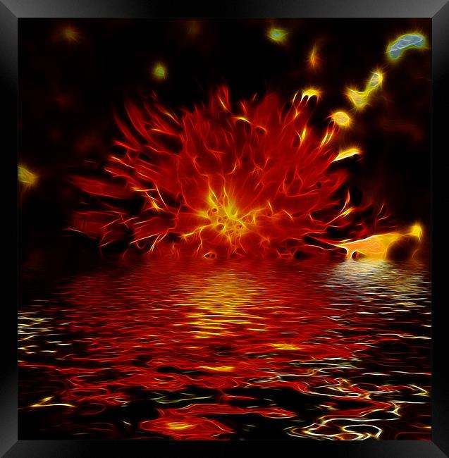 Putting Out The Flame Framed Print by Debra Kelday