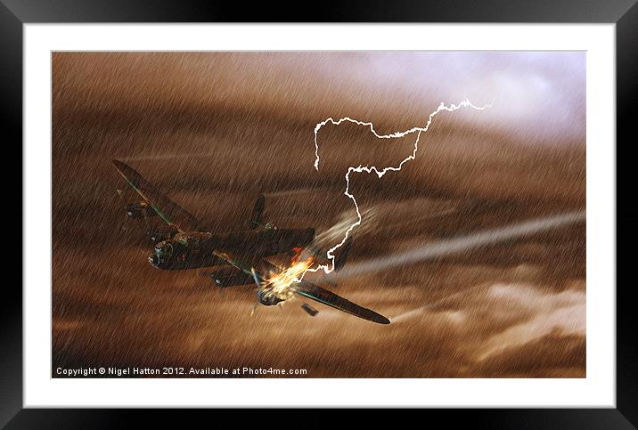 Weathering The Storm Framed Mounted Print by Nigel Hatton