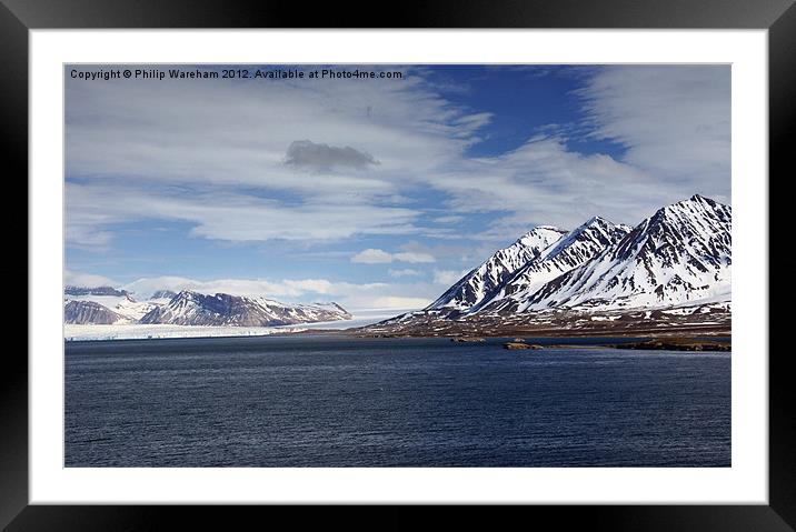 Arctic Landscape Framed Mounted Print by Phil Wareham
