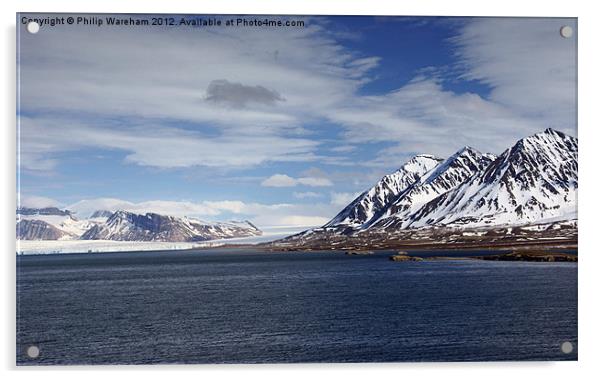 Arctic Landscape Acrylic by Phil Wareham