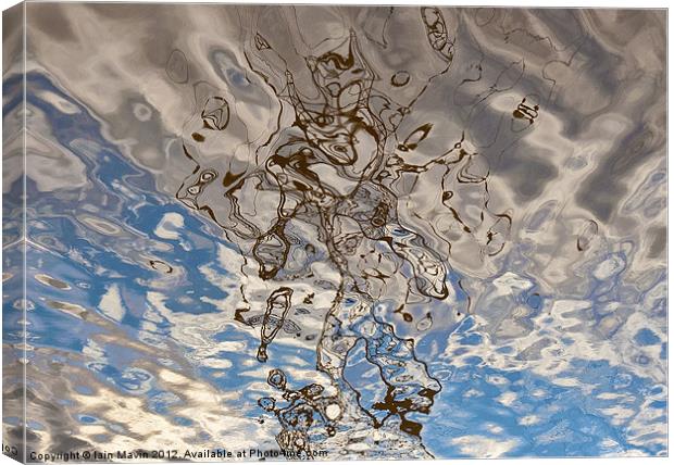 Psychedelic Water Canvas Print by Iain Mavin