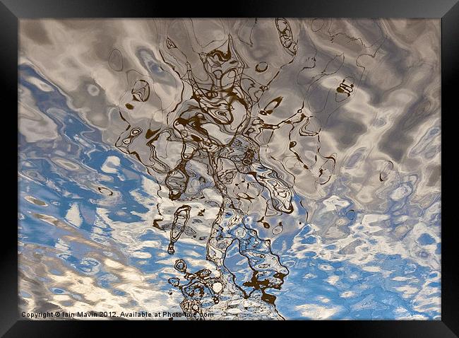 Psychedelic Water Framed Print by Iain Mavin