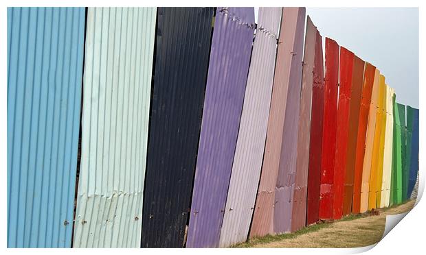Coloured Corrugated Sheets only in india Print by Arfabita  
