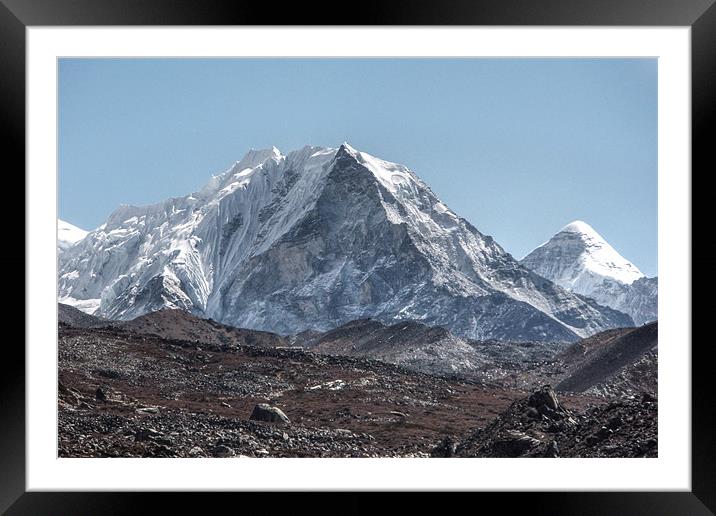 Island Peak Framed Mounted Print by World Images