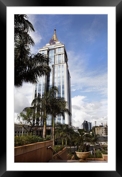 United Breweries Building Bangalore Framed Mounted Print by Arfabita  