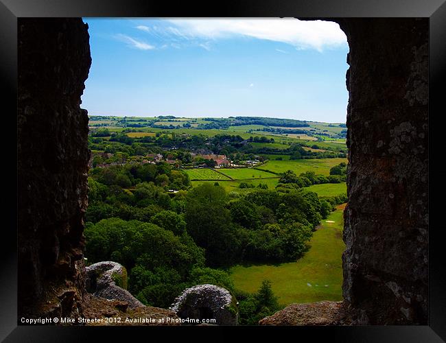 Looking Across Purbeck Framed Print by Mike Streeter