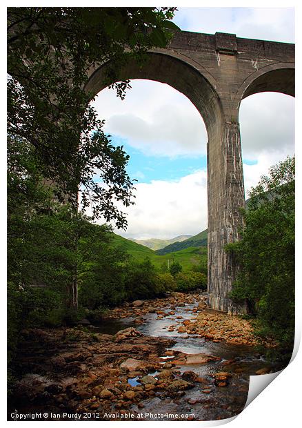 Glenfinnan viaduct Print by Ian Purdy