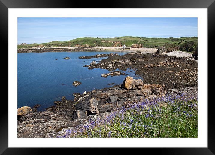Cemaes Bay Framed Mounted Print by Gail Johnson