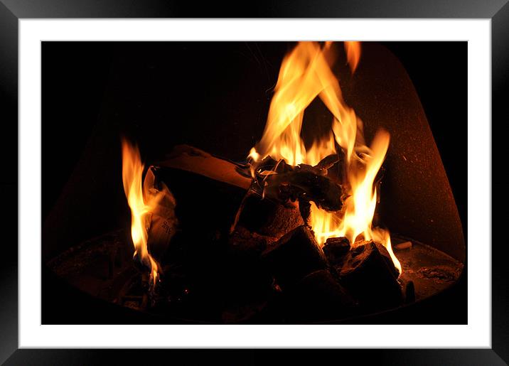 Dark Heat Framed Mounted Print by lee wilson