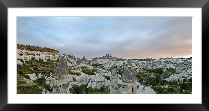 Dawn over Cappadocia Framed Mounted Print by Arfabita  