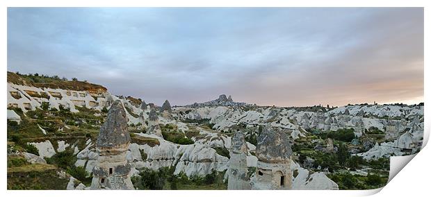 Dawn over Cappadocia Print by Arfabita  
