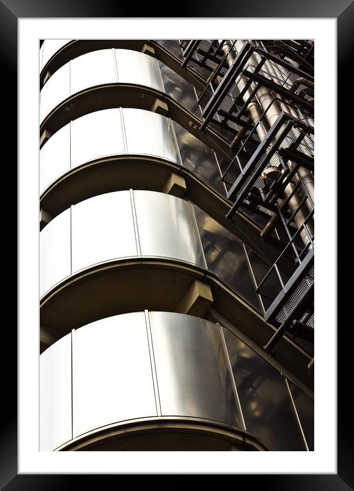 Lloyd's Building London Framed Mounted Print by David Pyatt