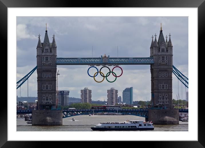 Tower Bridge Framed Mounted Print by David Pyatt