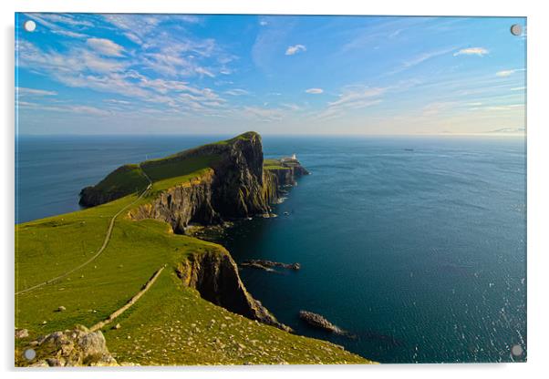 Neist Point - Isle of Skye Acrylic by james mclachlan