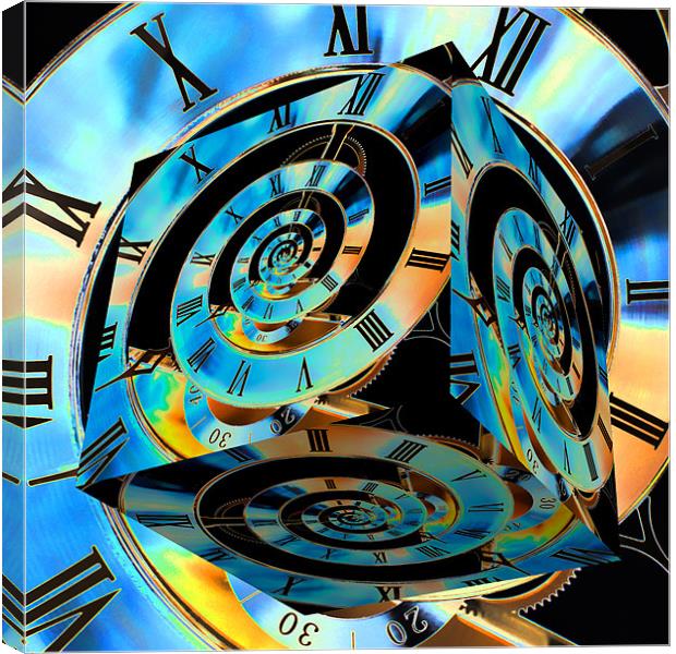 Time Cube to Infinity Canvas Print by Steve Purnell