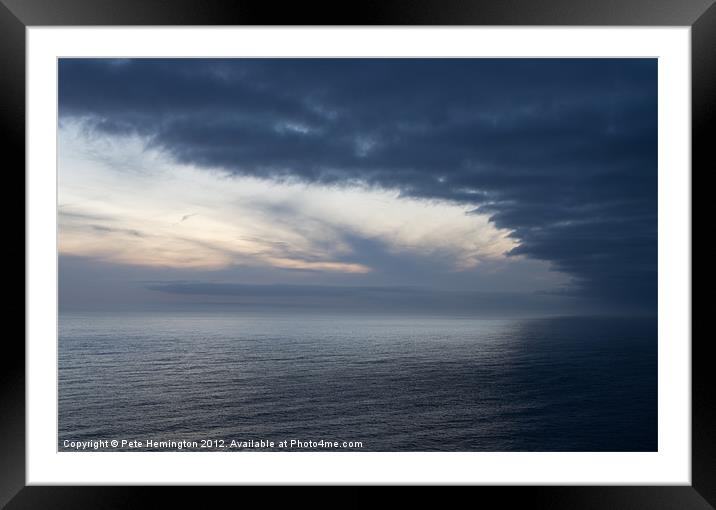 The weather Front Framed Mounted Print by Pete Hemington