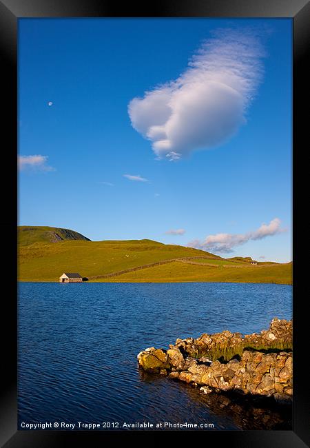 Cregennen cloud Framed Print by Rory Trappe