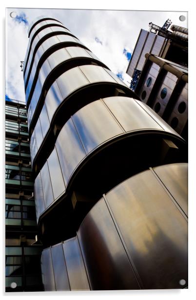 Lloyds Of London Building Acrylic by David Pyatt