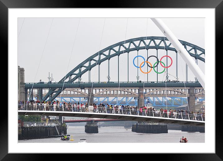 Olympic Newcastle Framed Mounted Print by chantelle devlin