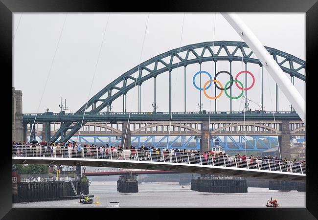 Olympic Newcastle Framed Print by chantelle devlin