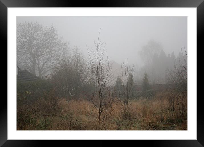 Naked Mist Framed Mounted Print by Daniel Mitchell
