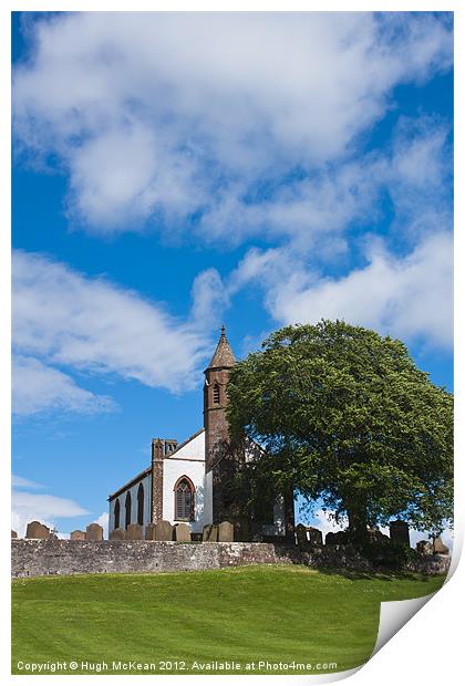 Building, Church, Mouswald, Dumfriesshire, Scotlan Print by Hugh McKean