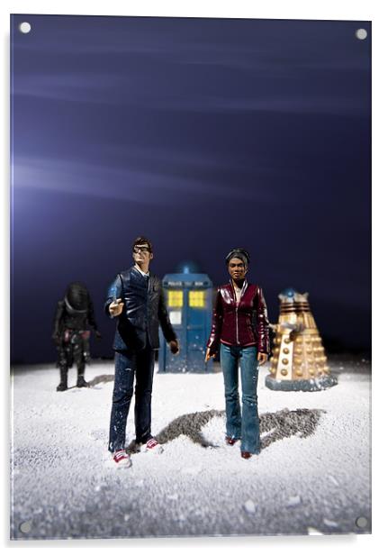 Doctor Who Figures Acrylic by Malcolm Wood