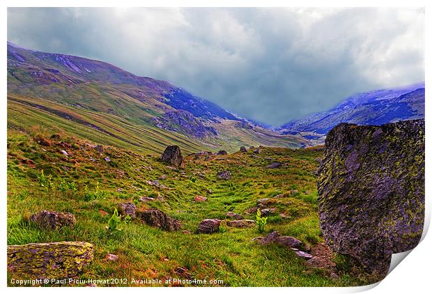 In a rocky place Print by Paul Piciu-Horvat