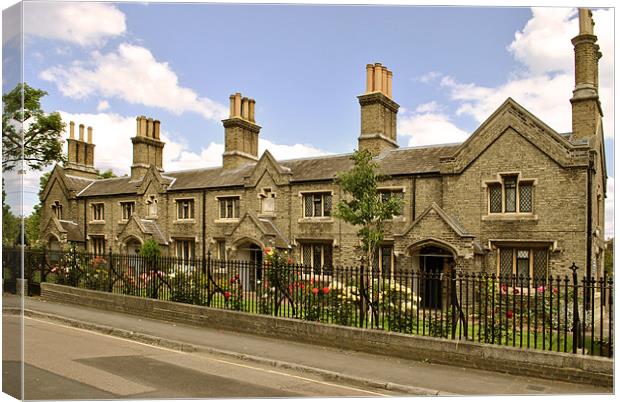 Hickeys Almshouses, Richmond Canvas Print by graham young
