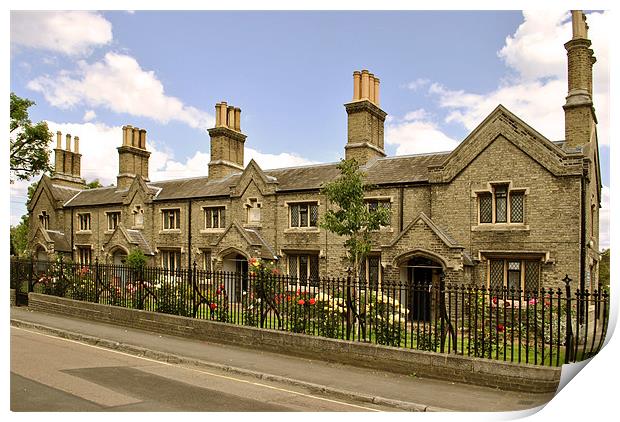 Hickeys Almshouses, Richmond Print by graham young